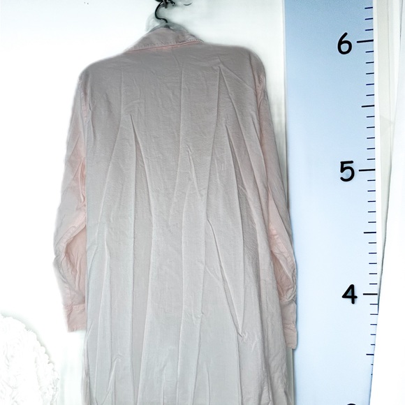 Victoria’s Secret Light Pink Button-down Pajama Nightgown Large - Picture 3 of 11
